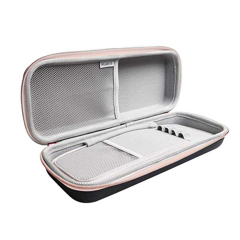 Plaris Stethoscope Case for Nurses for 3M Littmann/MDF/Omron Stethoscopes - Extra Room for Medical Bandage Scissors EMT Trauma Shears and LED Penlight, (Black Rosegold) - Image 3
